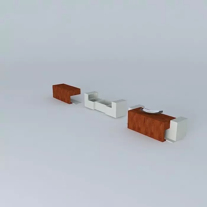 design-tv-meubel-empire three furniture pieces Free 3D model