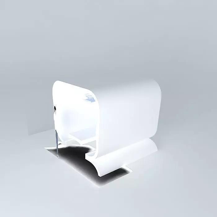 C lounge box with light in it Free 3D model