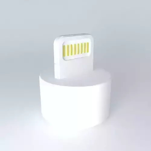 apple iphone 5 8pin connector iPod/iPad/iPhone Free 3D model