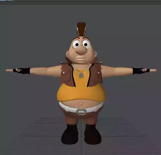 fat boy 3d model