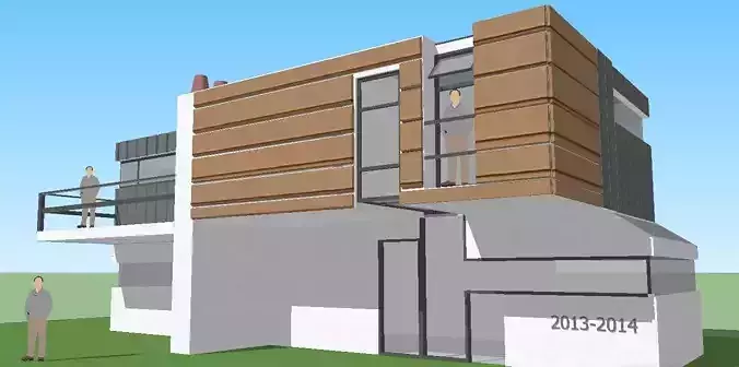 Modern House Free 3D model