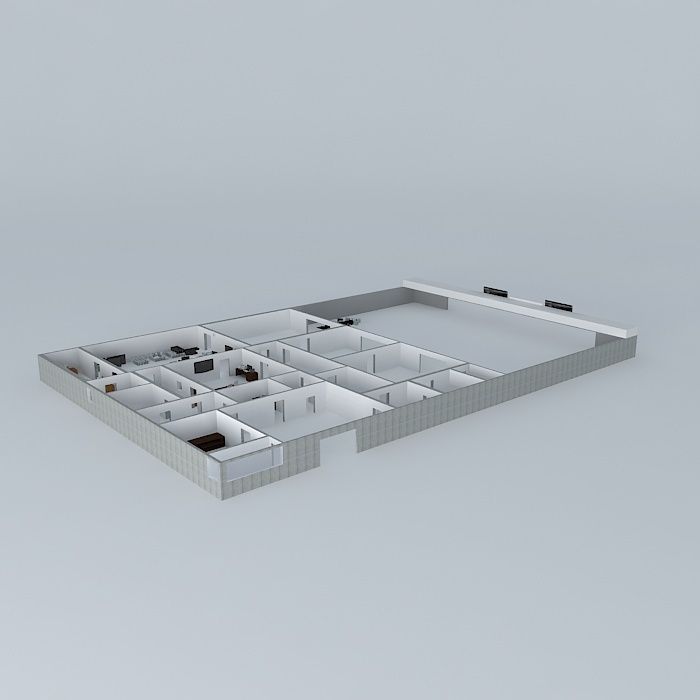 Computer store 3D model_3