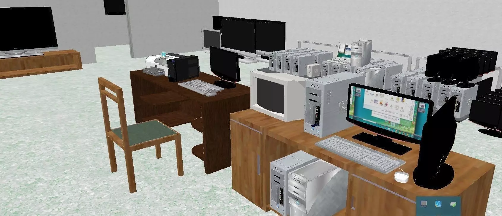 Computer store 3D model_0