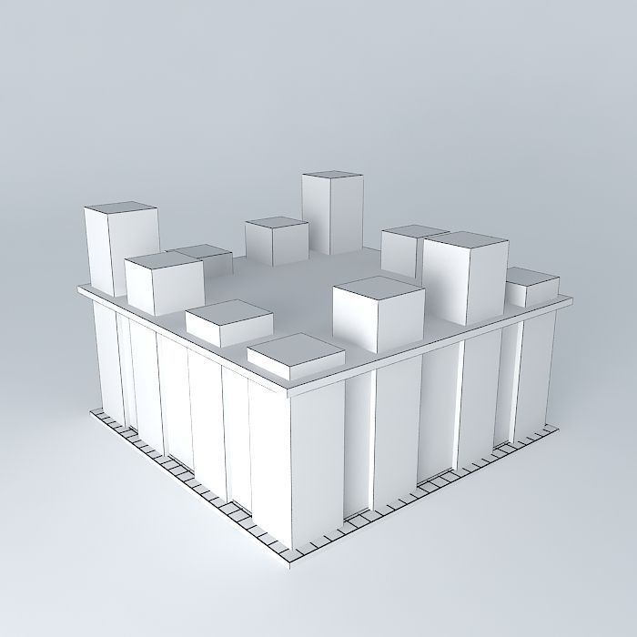 trade center proposal for hamko 3D model_3