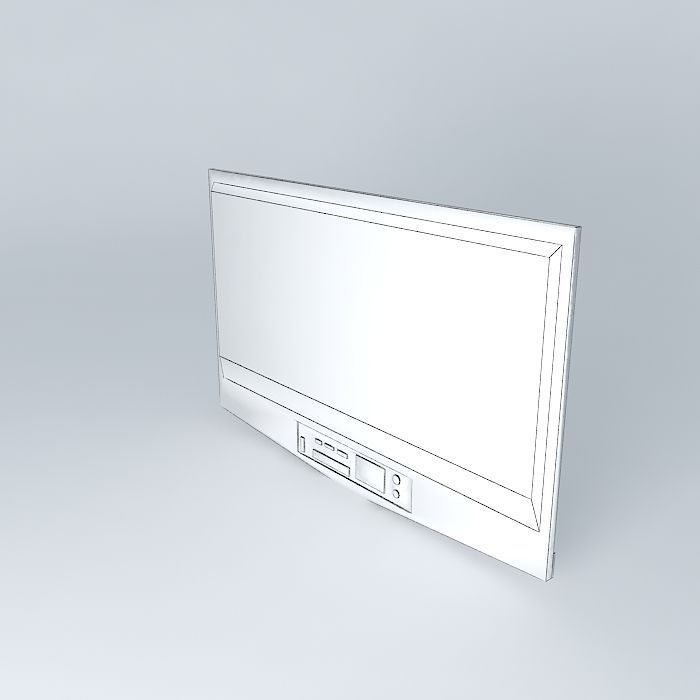 Plasma TV LG 3D model_3