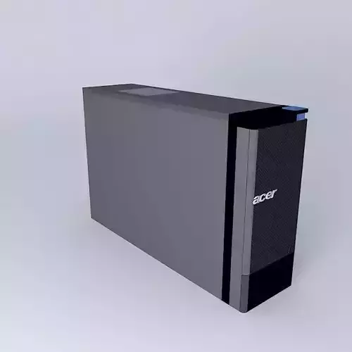 Acer computer 3D model