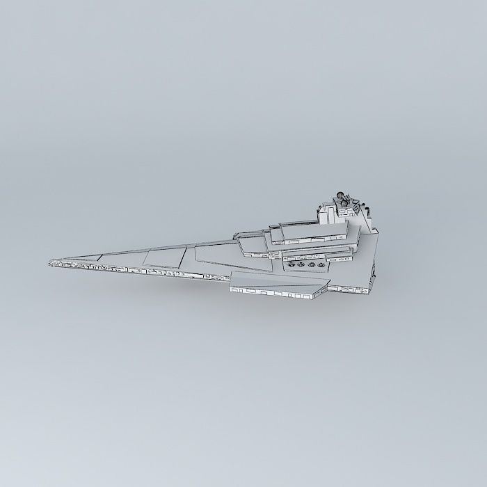 Harrow classe star destroyer - Star Wars 3D model_4