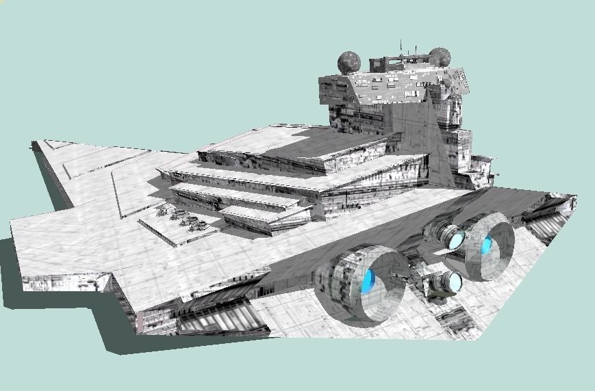 Harrow classe star destroyer - Star Wars 3D model_0