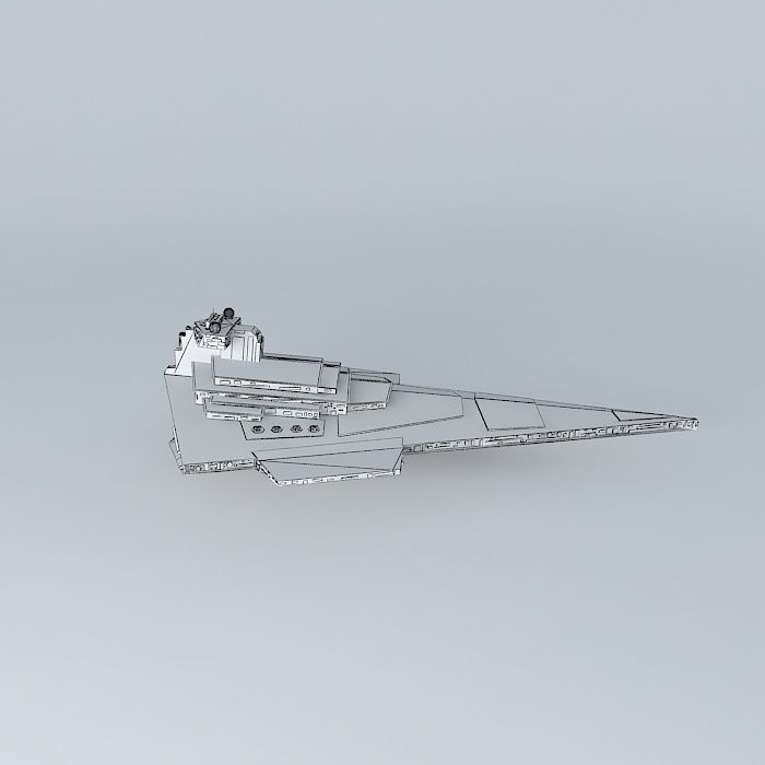 Harrow classe star destroyer - Star Wars 3D model_5