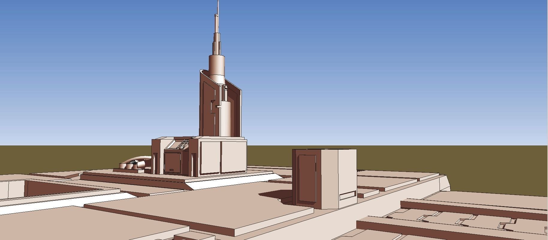 Sci-Fi RPG House with interior - High details level Low-poly 3D model_28