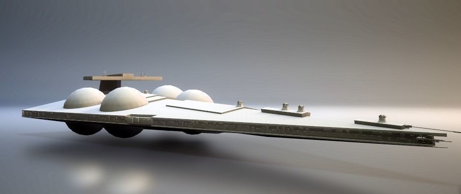 STAR WARS - ALL STARSHIPS PACK Low-poly 3D model_3