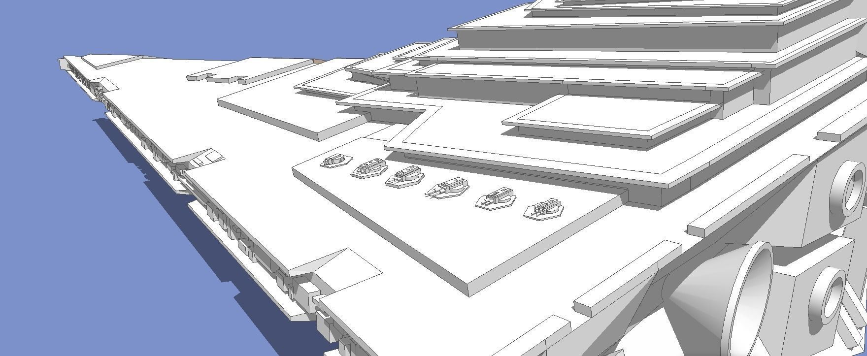 STAR WARS - ALL STARSHIPS PACK Low-poly 3D model_14