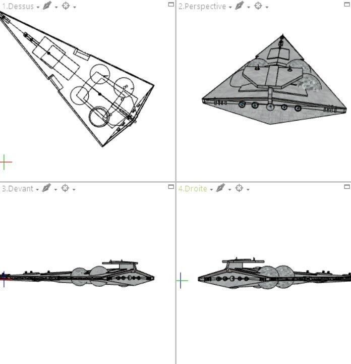 STAR WARS - ALL STARSHIPS PACK Low-poly 3D model_11