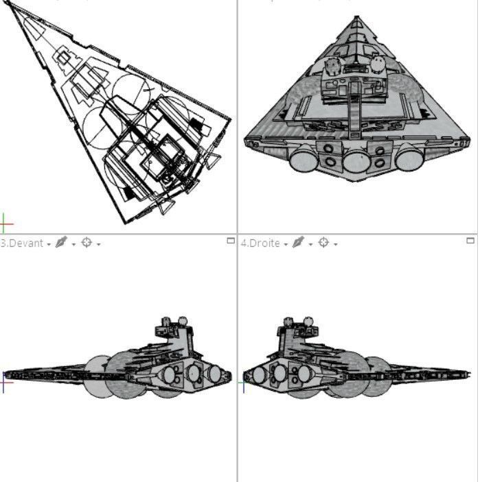 STAR WARS - ALL STARSHIPS PACK Low-poly 3D model_13
