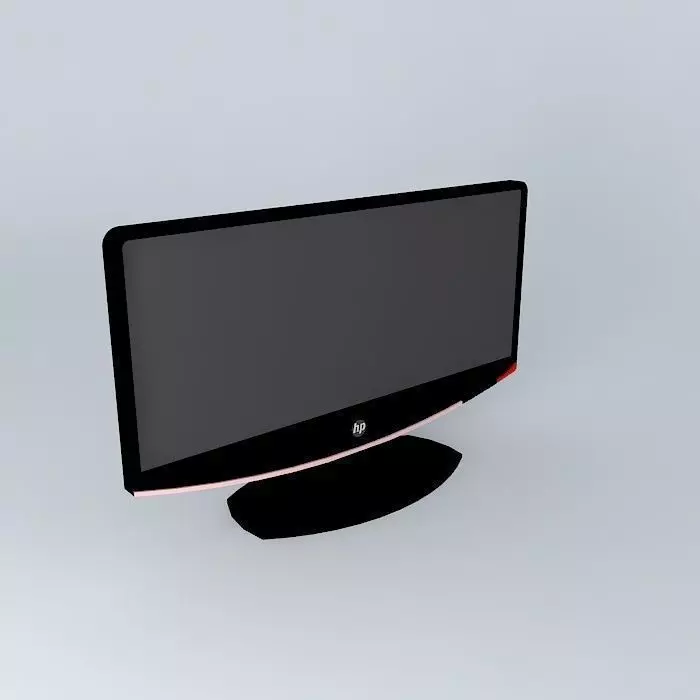 HP computer screen Free 3D model