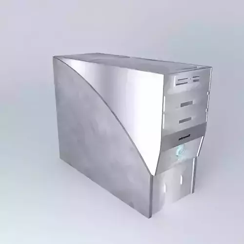 Computer silver tower