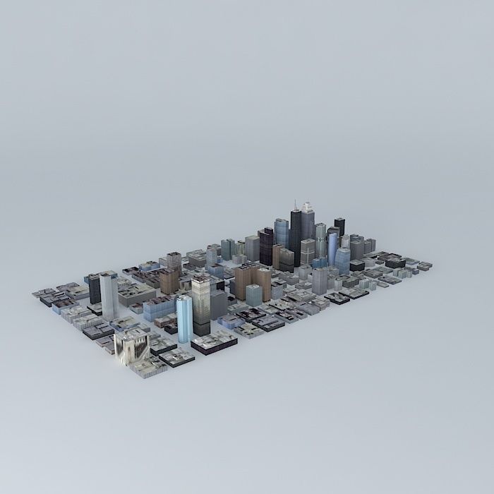 Big City 3D model_1