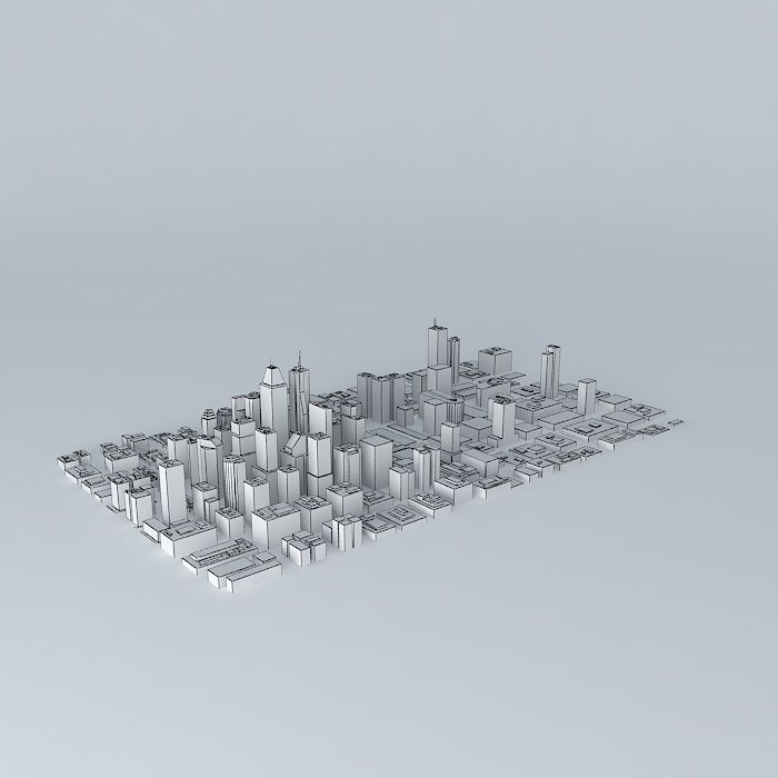 Big City 3D model_5