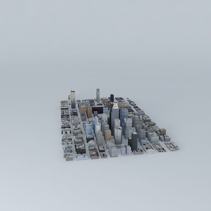Big City 3D model_3