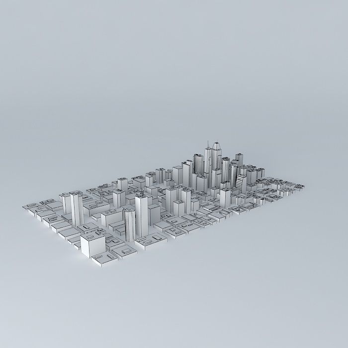 Big City 3D model_4
