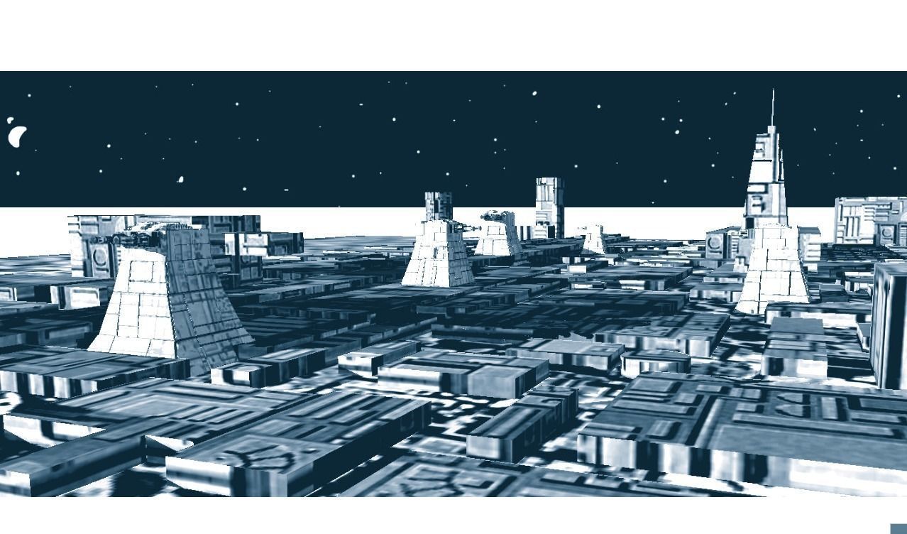 Death star surface - Star Wars 3D model_0