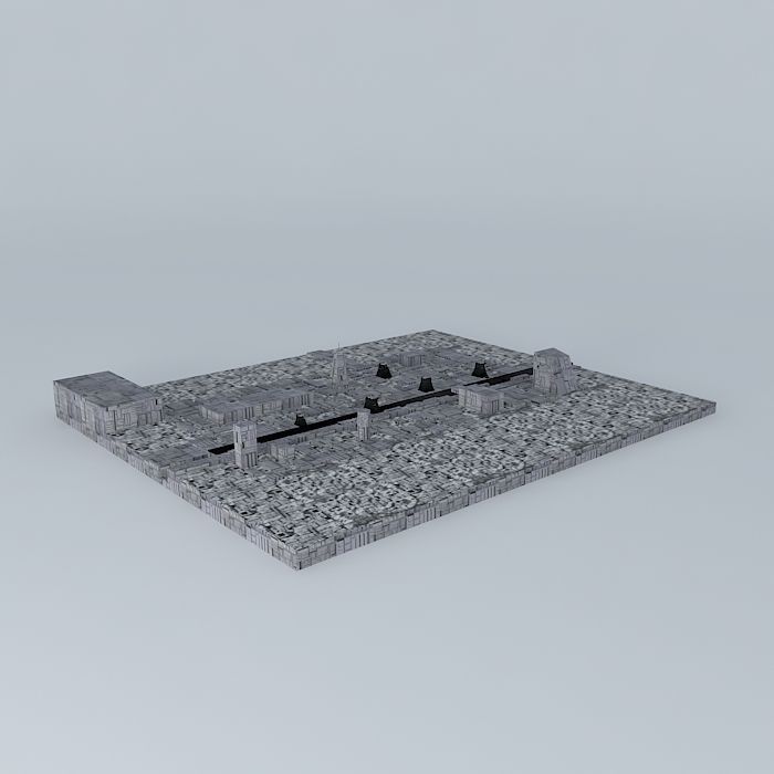 Death star surface - Star Wars 3D model_1