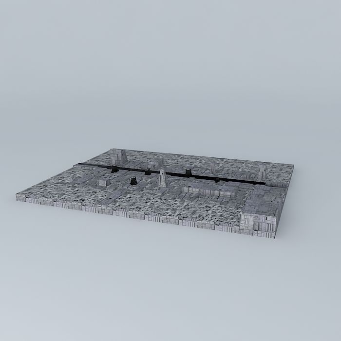 Death star surface - Star Wars 3D model_2