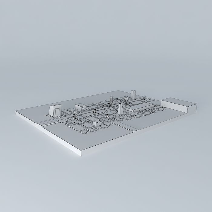 Death star surface - Star Wars 3D model_5