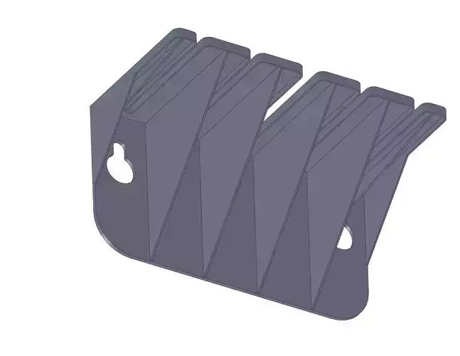 Wire and Cable Hanger Rack 3D print model