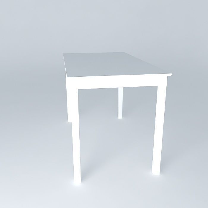 Writing Desk Free 3D model_2