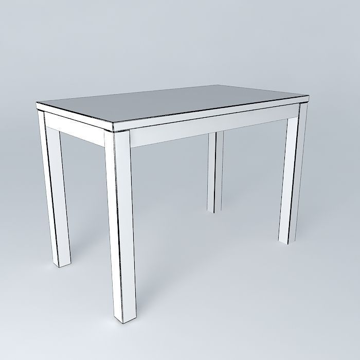 Desk table Free 3D model_3