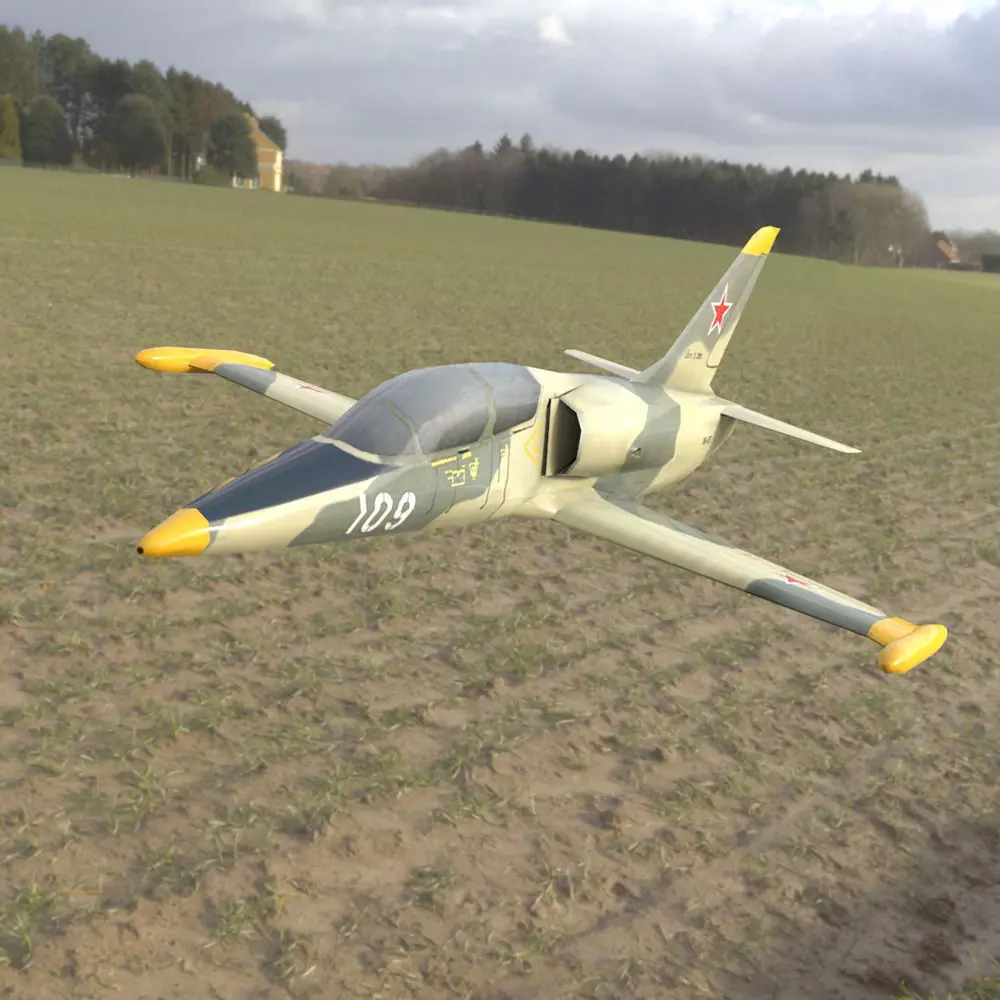 Aerovodochody L39 Albatros Low-poly 3D model