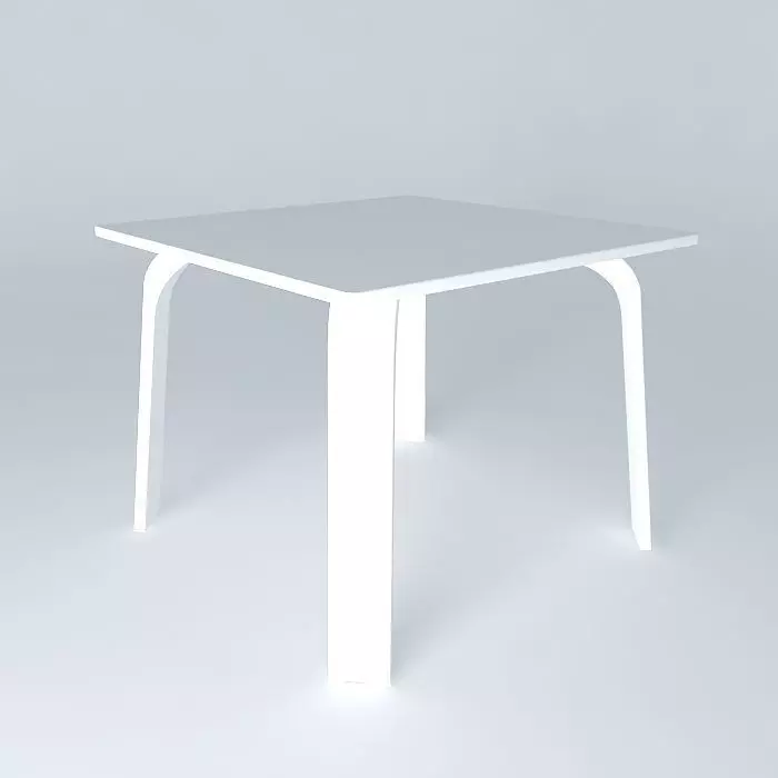 Table Dex Q Small Free 3D model_0