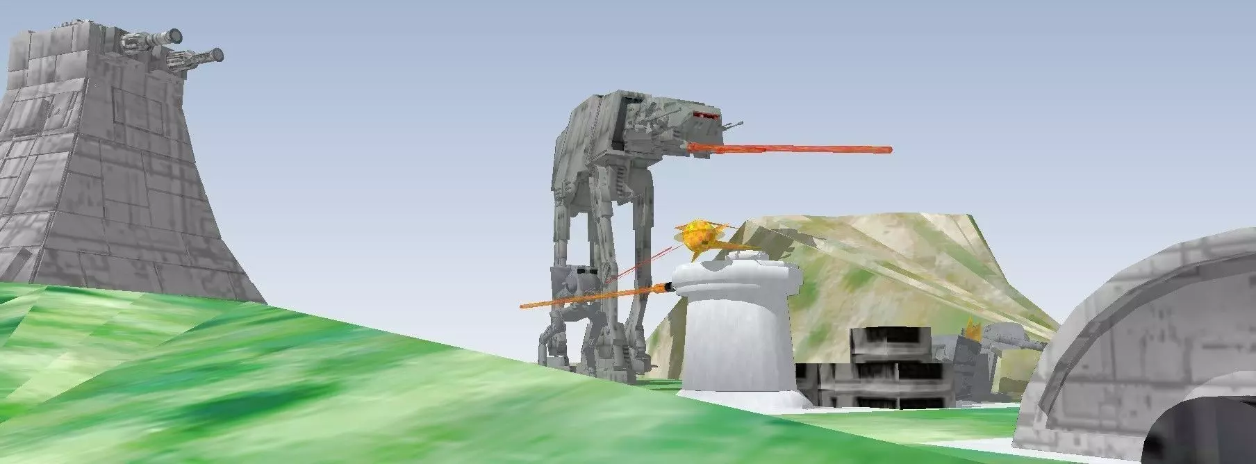 Battle planet STAR WARS Free 3D model