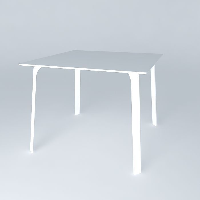 Table Dex Q Free 3D model_1