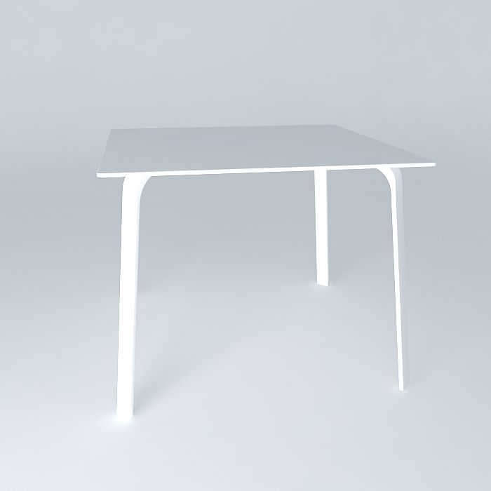 Table Dex Q Free 3D model_2
