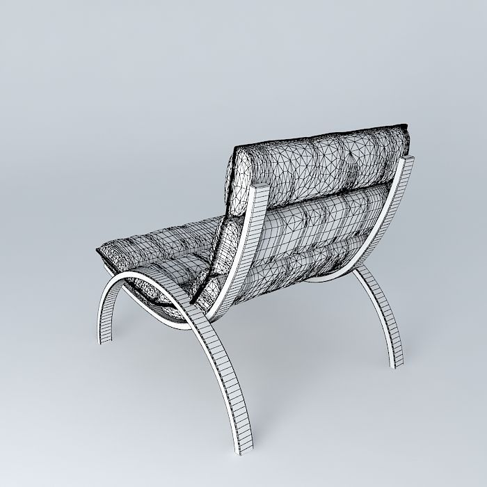 Armchair Archer Free 3D model_4