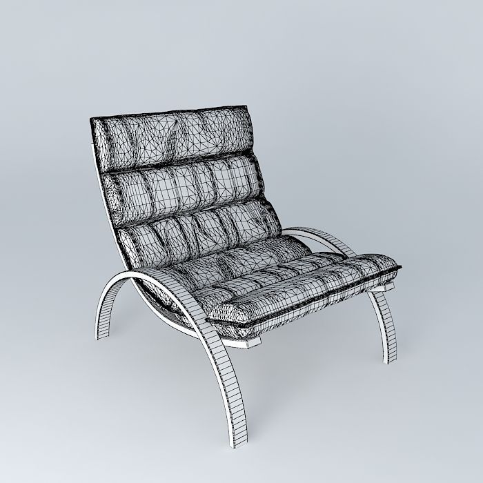 Armchair Archer Free 3D model_3