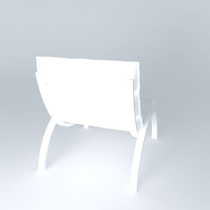 Armchair Archer Free 3D model_1