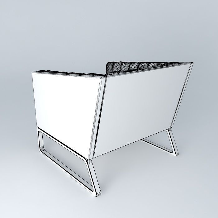 Armchair Combo Free 3D model_4