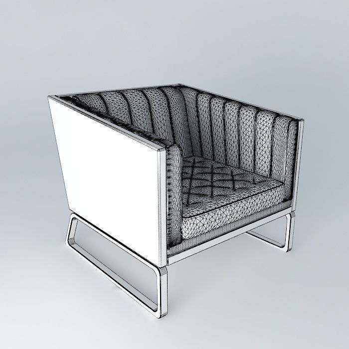 Armchair Combo Free 3D model_3