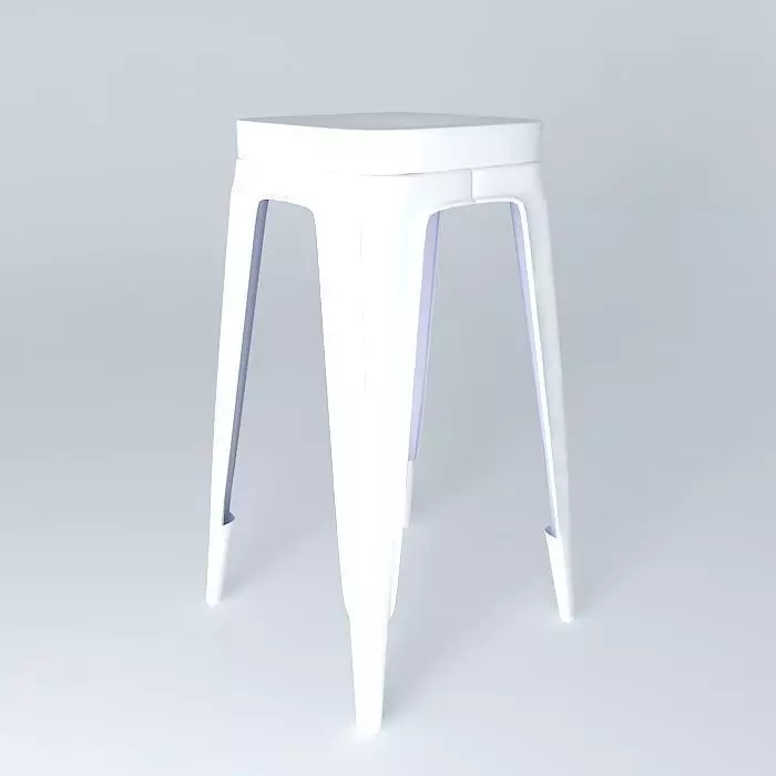 Barstool All Metal Free 3D model