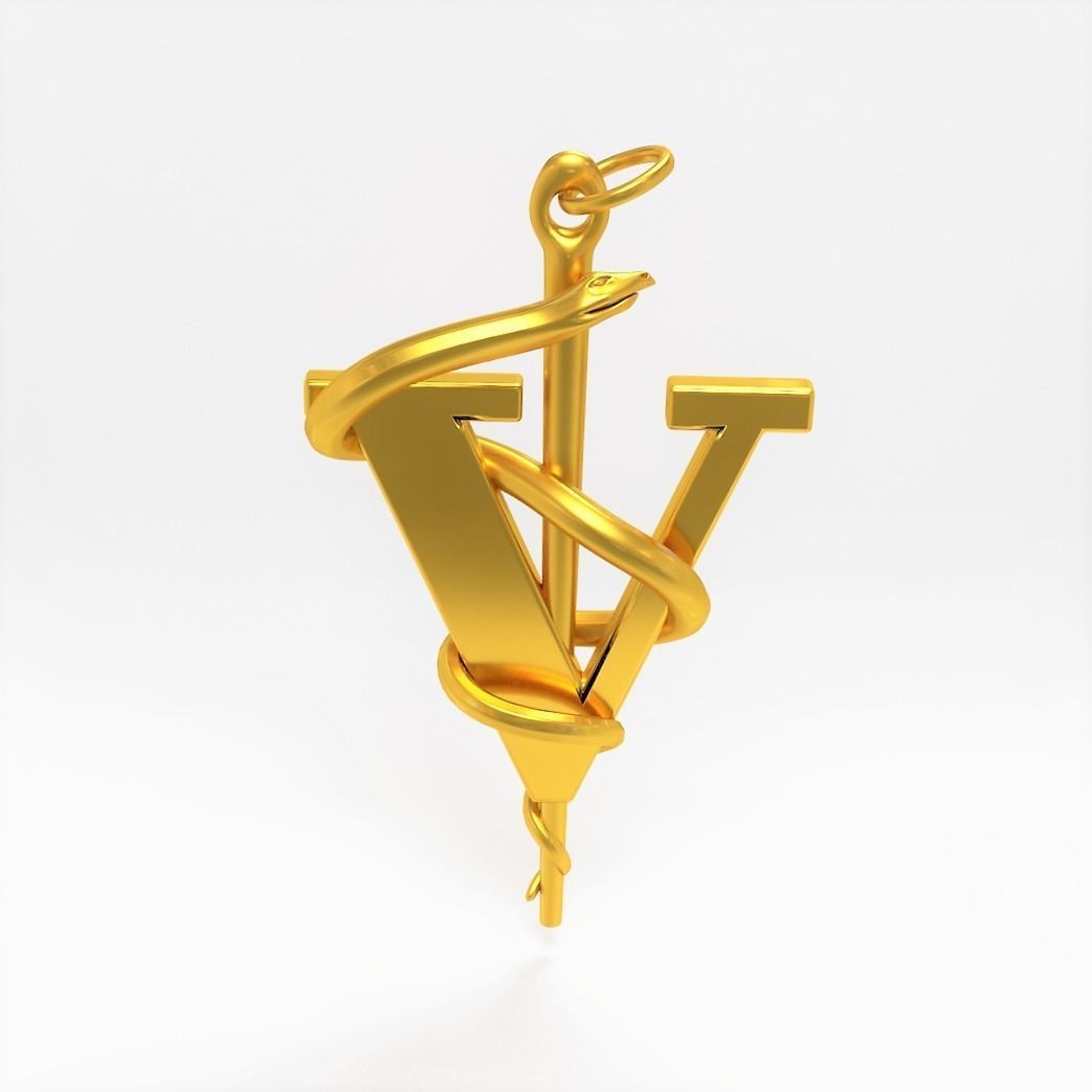 Veterinary Logo 3D print model_0