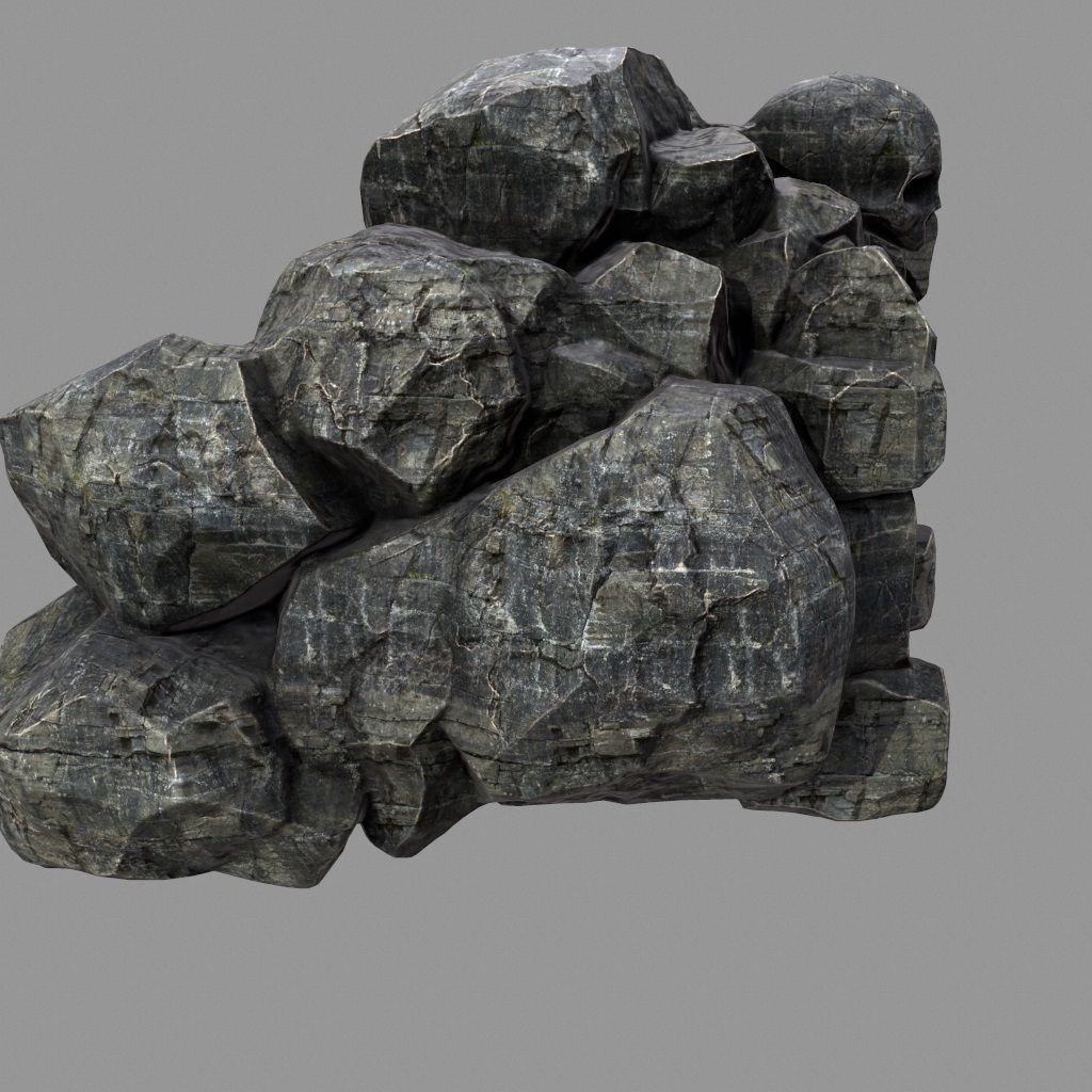 Skull Cave 3D model_12
