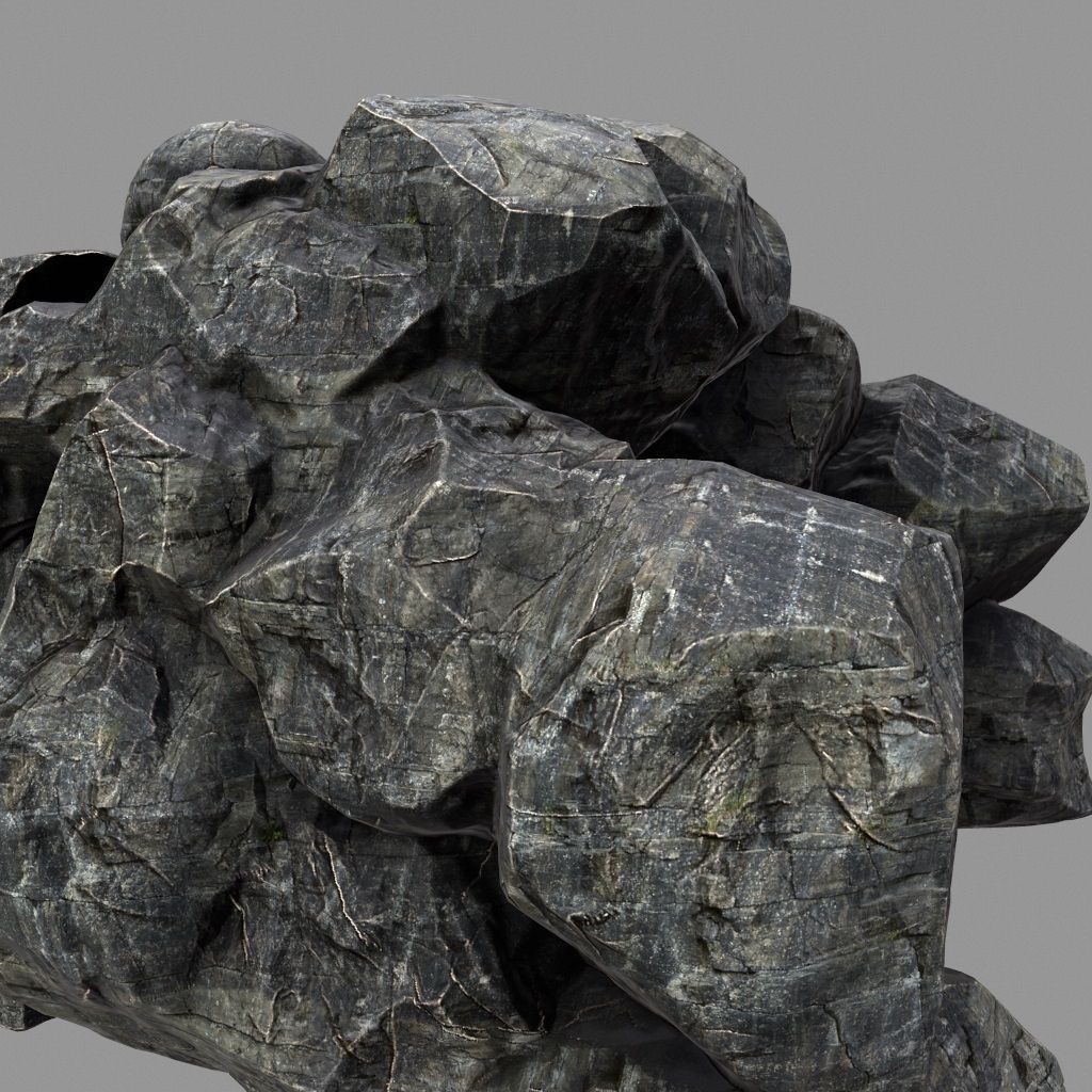 Skull Cave 3D model_6