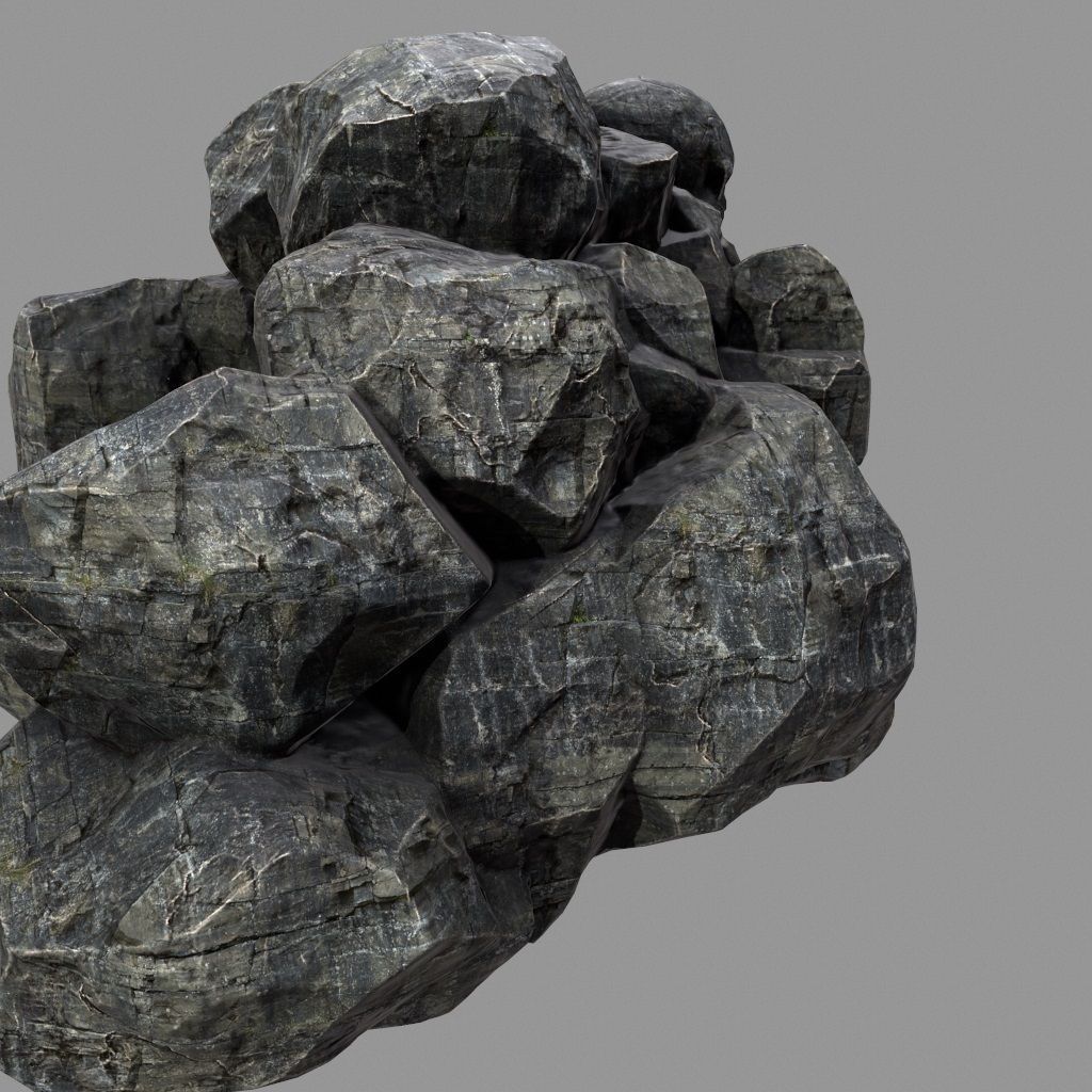 Skull Cave 3D model_10