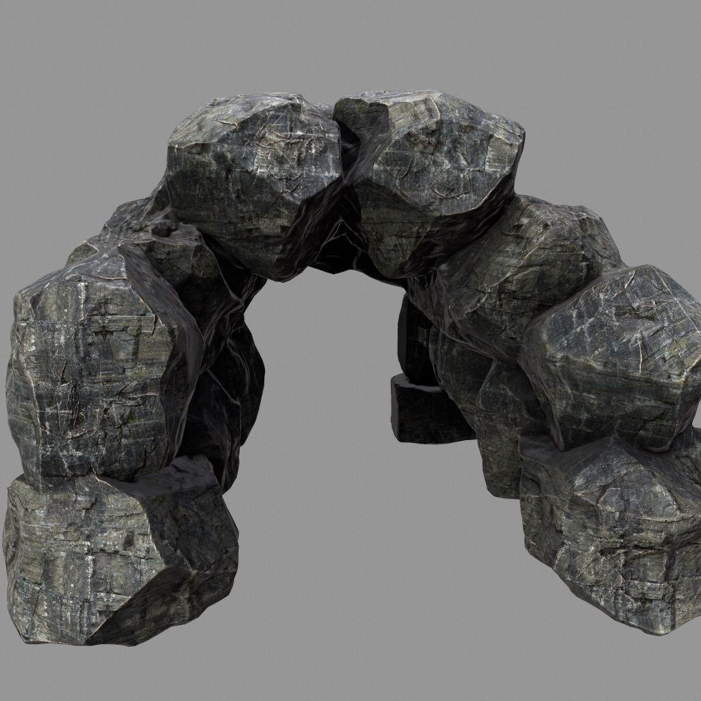 Skull Cave 3D model_9