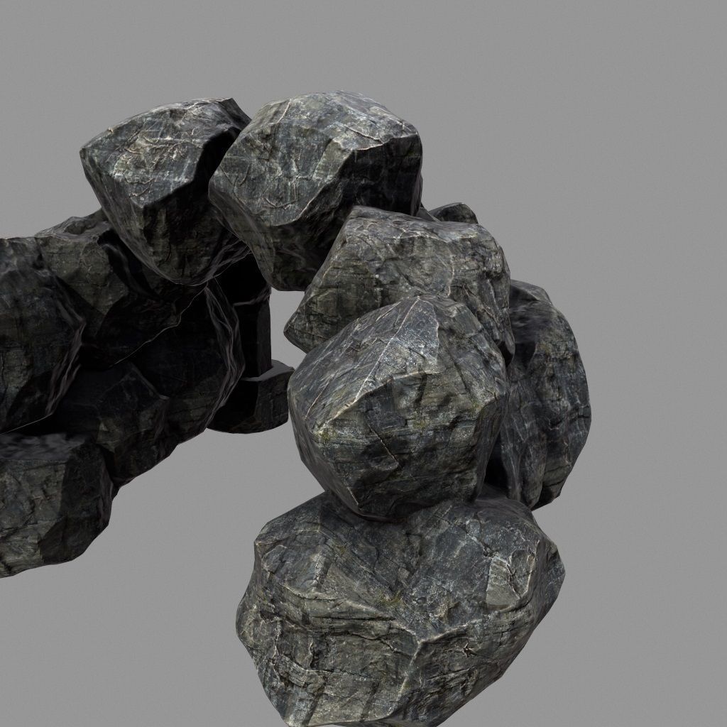 Skull Cave 3D model_11