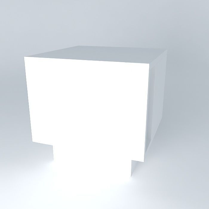 End Table Free 3D model_1