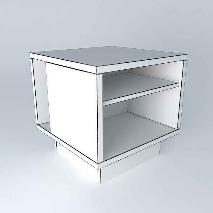 End Table Free 3D model_3